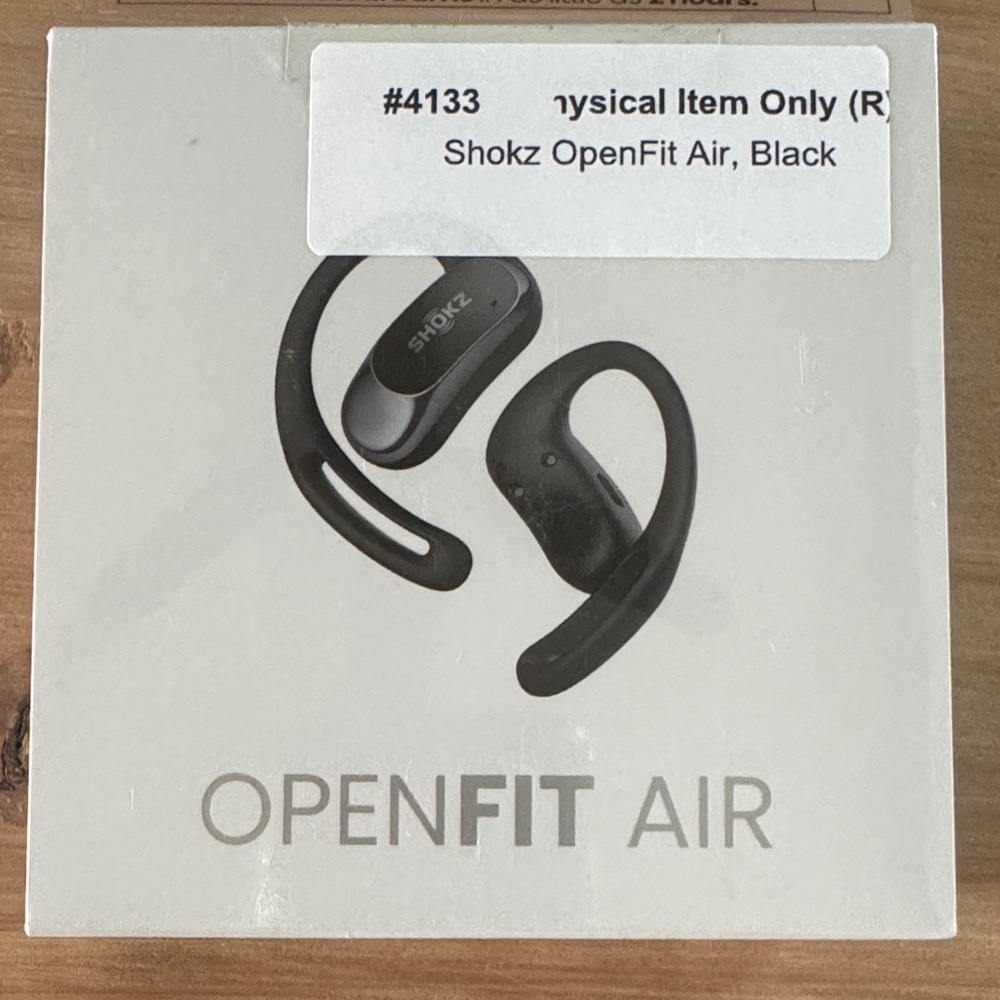 Shokz OpenFit Air Over-Ear Headphones — Black